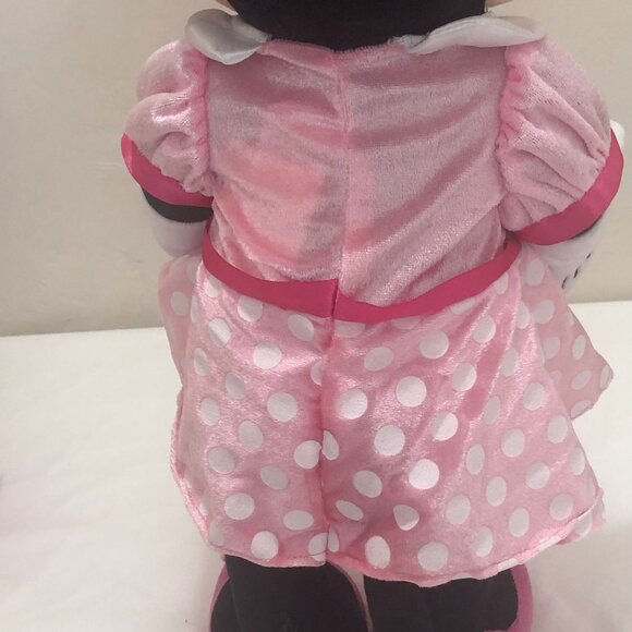 NWT Disney Minnie Mouse Plush Birthday Greeter with Pink Polka Dot Bow 22" Tall - Picture 14 of 14